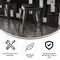 Flash Furniture 24" Black Metal Stool-Black Poly Seat CH-31320-24-BK-PL2B-GG - alternate 3